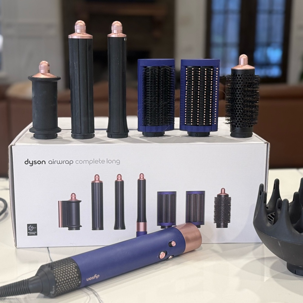 Dyson Airwrap Complete Long - Blue and Copper